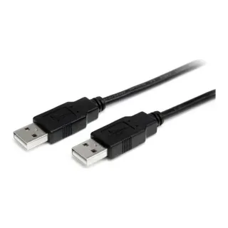 StarTech 2m USB 2.0 A to A Cable - M/M - 2m USB 2.0 aa Cable - USB a male to a male Cable (USB2AA2M) - USB cable - USB (M) to USB (M) - USB 2.0 - 2 m - black - for P/N: SV231HDMIUA