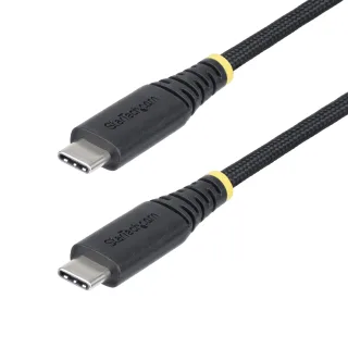 StarTech 13ft (4m) USB-C Charging Cable, USB C Cable, 60W 3A PD - USB cable - USB-C (M) to USB-C (M) - USB 2.0 - 5 / 9 / 12 / 15 / 20 V - 3 A - 4 m - passive, USB Power Delivery (60W) - black
