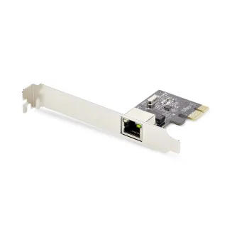 Startech 1-Port Gigabit PCIe Network Adapter Card, TAA Compliant - Network adapter - PCI Express x1 low profile - Gigabit Ethernet x 1 - black - TAA Compliant