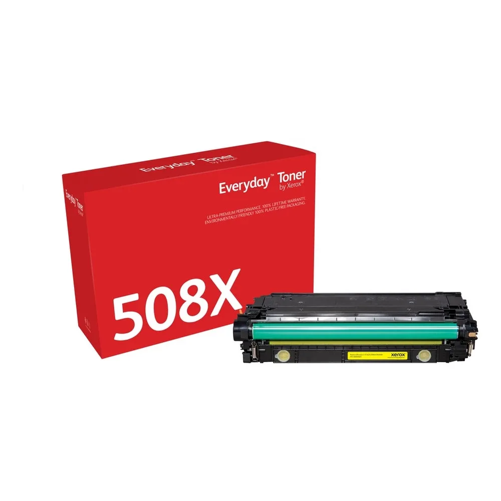 Xerox 006R03681 High Yield Yellow Toner Cartridge Like Hp 508X for