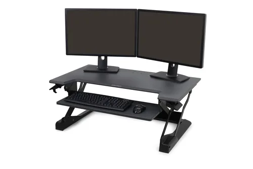 Ergotron WorkFit-TL Sit-Stand Desktop Workstation - Stand for monitor / keyboard - black - desktop