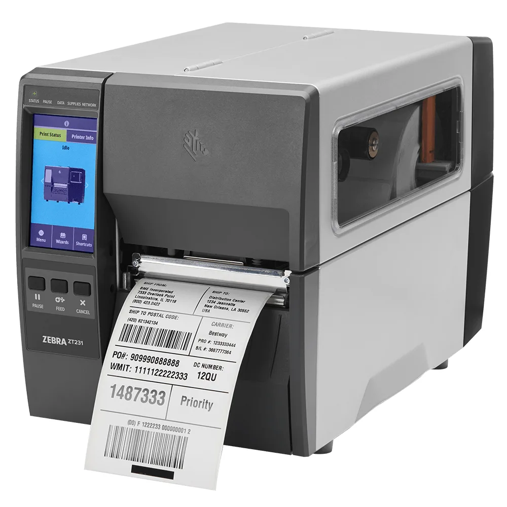 Zebra ZT23143-T0E000FZ TT Printer ZT231 4" 300 DPI EU/UK USB Serial Ethernet Btle Usbhost Ezpl