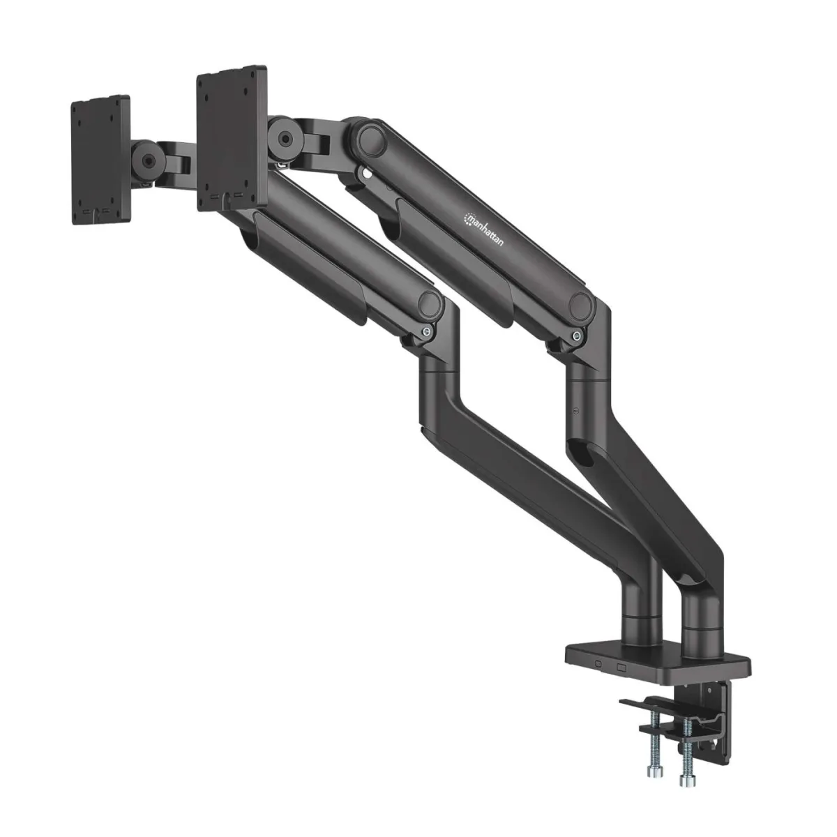 Manhattan 462587 TV/Monitor Desk Mount Dual Spring Full Motion 45" 100x100