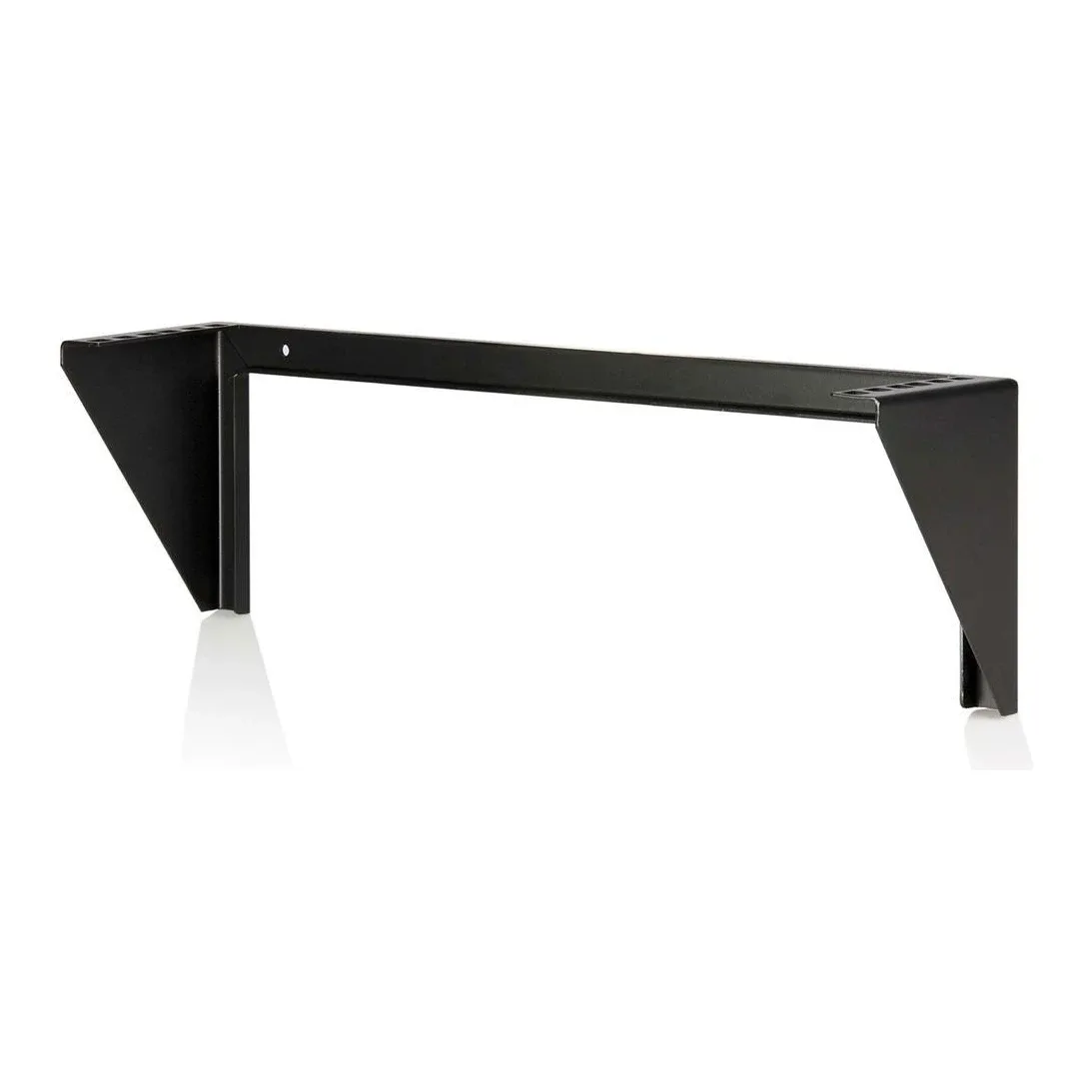 Startech 2U Vertical Wall Mount Patch Panel Bracket - Steel Rack Mount Bracket w/Hardware for 19" Network, Server and Data Equipment (RK219WALLV) - Mounting bracket - wall mountable - black - 2U - 19" - for P/N: SV831DUSBUK