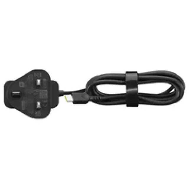 Lenovo - USB-C power adapter - AC 100-240 V - 65 Watt - United Kingdom - black