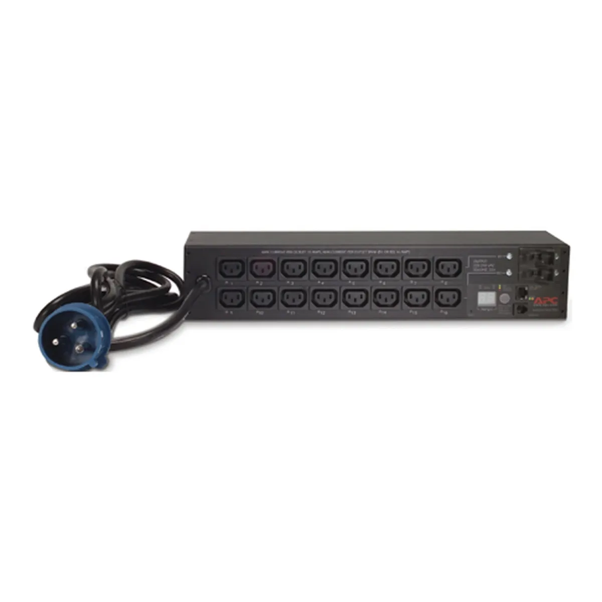 APC Switched Rack PDU AP7922B - Power distribution unit (rack-mountable) - AC 230 V - Ethernet 10/100 - input: IEC 60309 32A - output connectors: 16 (power IEC 60320 C13) - 2U - 3.66 m cord