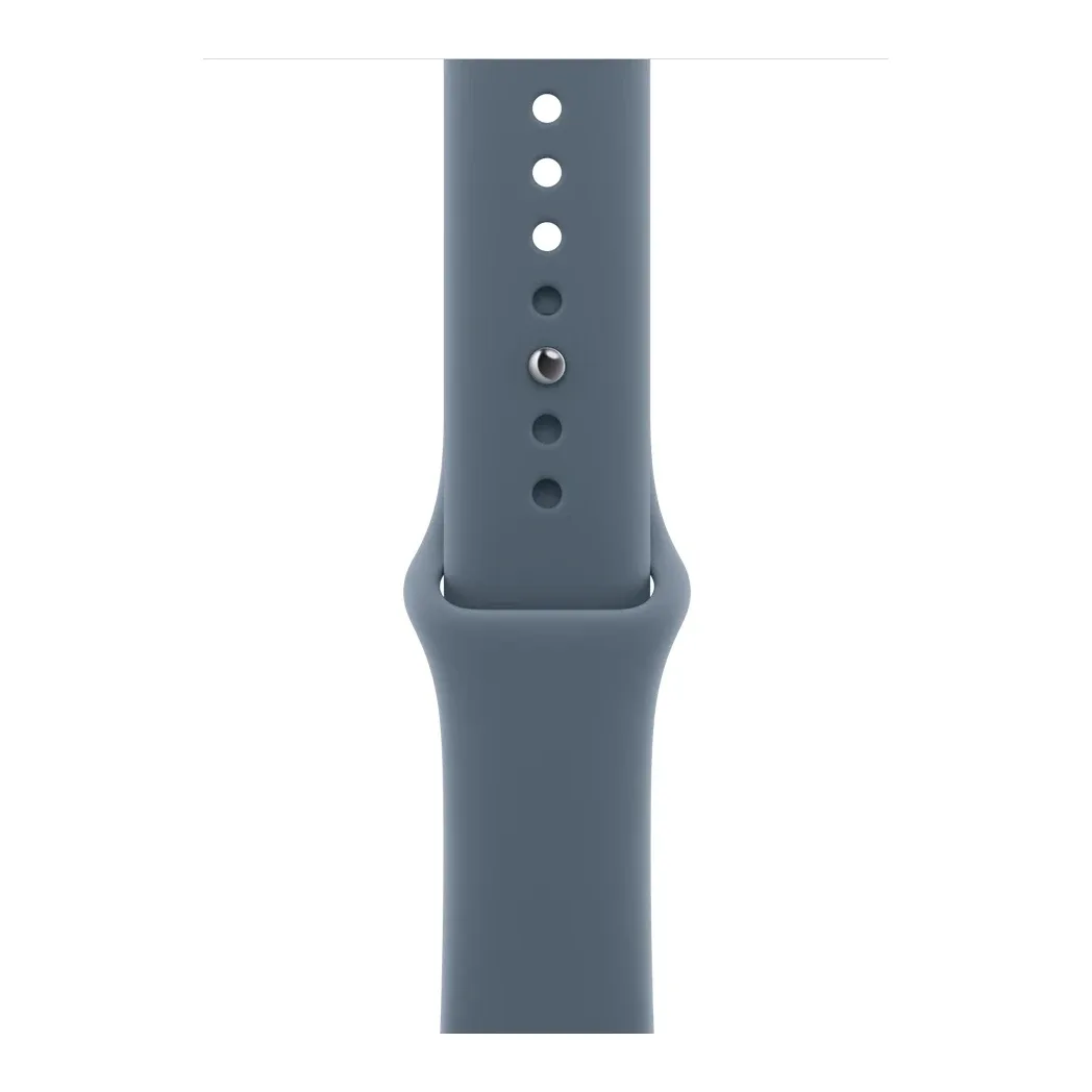 Apple - Band for smart watch - 46mm - M/L (fits wrists 160-210 mm) - anchor blue - for Watch Hermès Series 12, SE 3, Series 10, Series 11, Series 12, Ultra 3, Ultra 4