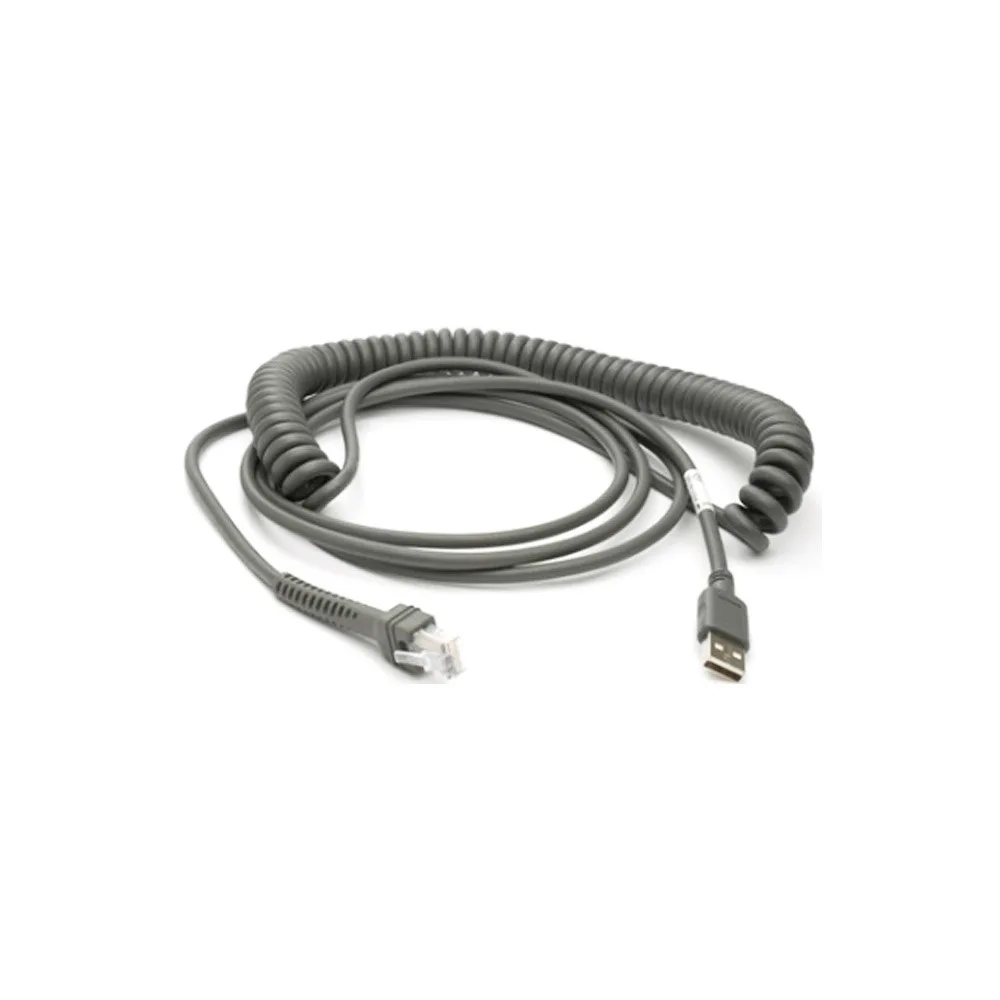 Zebra CBA-U12-C09ZAR USB Cbl Serie a Series a Conn. 9FT Coiled Rohs
