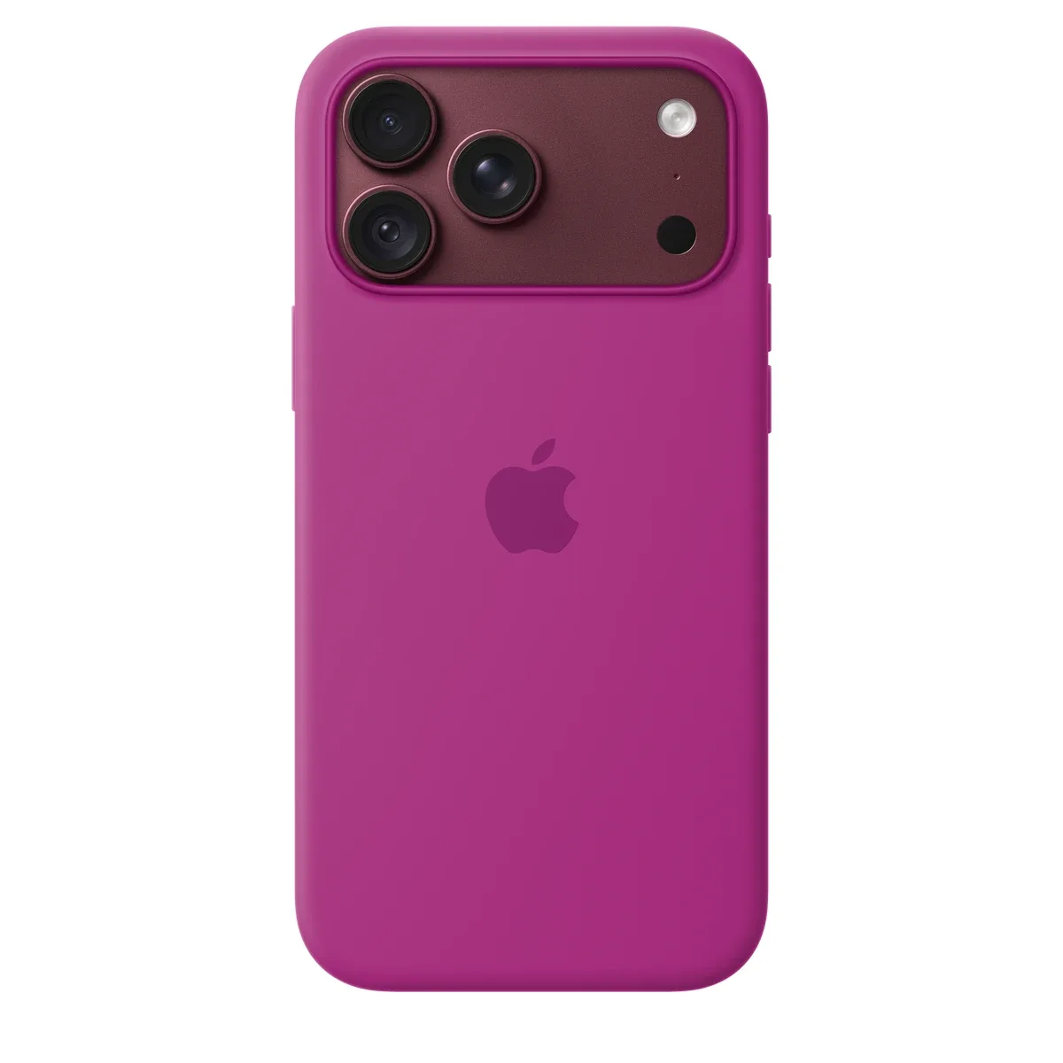 Apple - Protective cover for mobile phone - MagSafe compatibility - silicone - magenta - for iPhone 18 Pro Max