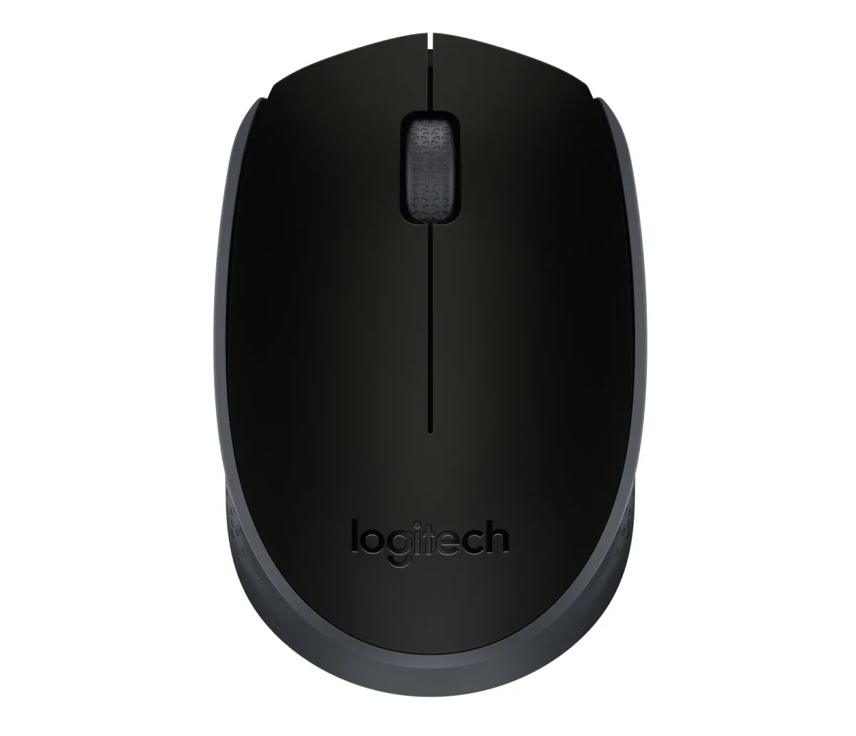 Logitech M171 - Mouse - right and left-handed - wireless - 2.4 GHz - USB wireless receiver - black