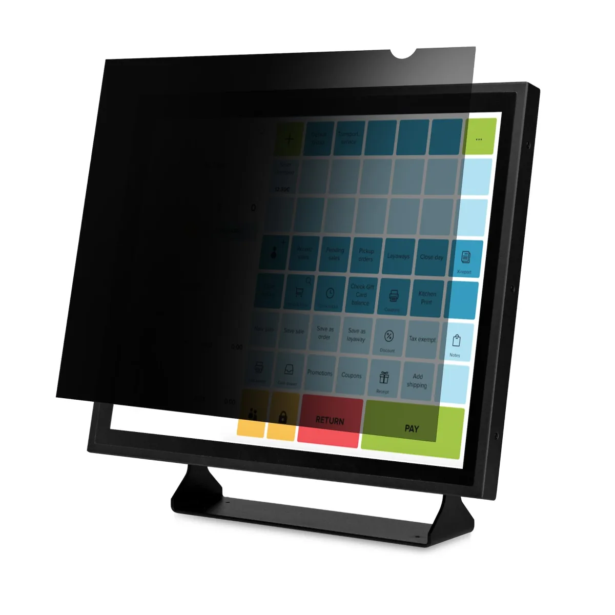 Startech 19-inch 5:4 Computer Monitor Privacy Filter, Anti-Glare Privacy Screen with 51% Blue Light Reduction, Black-out Monitor Screen Protector w/+/- 30 deg. Viewing Angle, Matte and Glossy Sides (1954-PRIVA - Notebook privacy filter (horizontal) - 19" wide - transparent