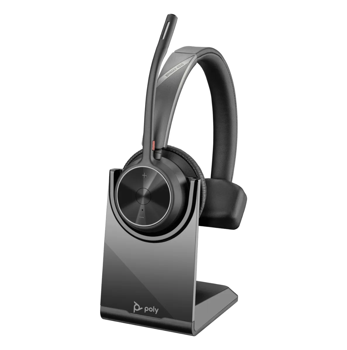 HP Poly Voyager 4310 - Voyager 4300 UC series - headset - on-ear - Bluetooth - wireless, wired - USB-A - black - Zoom Certified