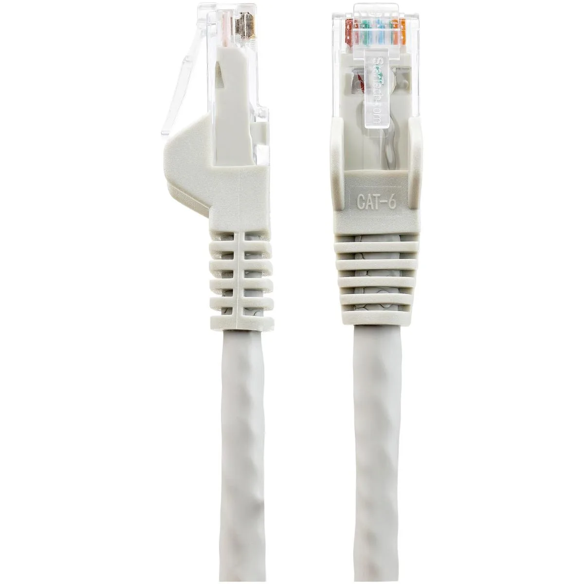 Startech 1m White Slim CAT6 Ethernet Cable, Snagless, 28AWG, LSZH - Patch cable - RJ-45 (M) to RJ-45 (M) - 1 m - 3.6 mm - UTP - CAT 5/5e/6 - IEEE 802.3bt - halogen-free, snagless - white