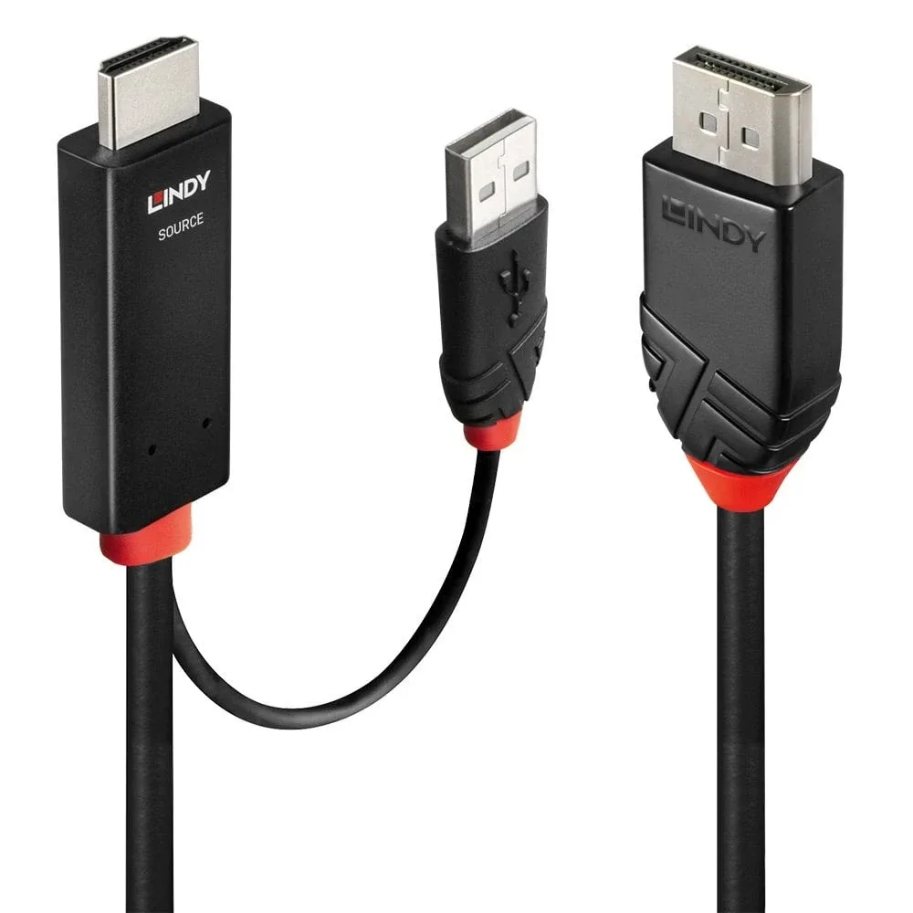 Lindy 41500 3M HDMI to Displayport Cable