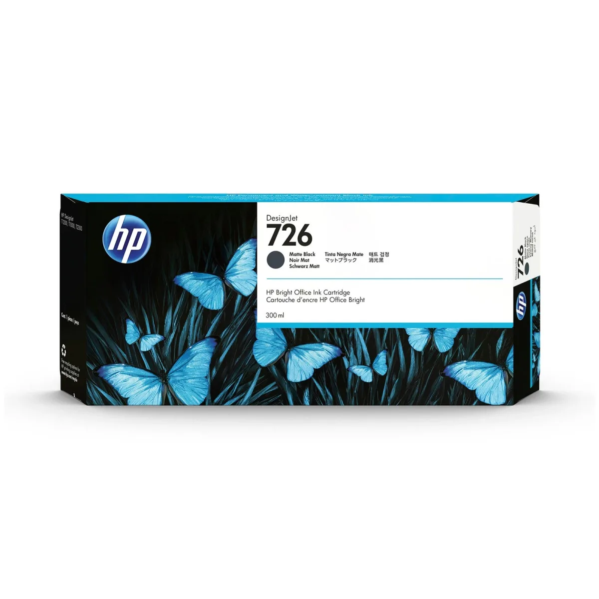 HP 726 - CH575A - 1 x Matte Black - Print cartridge
