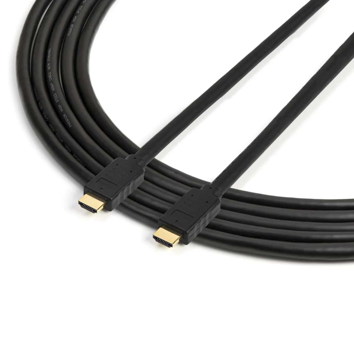 Startech StarTech.com Premium Certified High Speed HDMI 2.0 Cable with Ethernet - 15ft 5m - 3D Ultra HD 4K 60Hz - 15 feet Long HDMI Male to Male Cord (HDMM5MP) - HDMI cable with Ethernet - HDMI male to HDMI male - 5 m - black - for P/N: KITBXAVHDPEU, KITBXAVHDPUK, KITBXDOCKPEU, KITBXDOCKPUK, USBC-HDMI-CDP2HD4K60