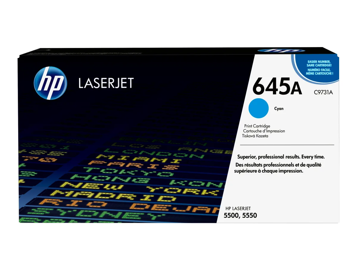 HP 645A - C9731A - 1 x Cyan - Toner cartridge
