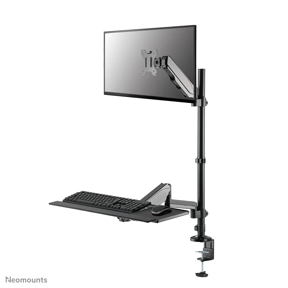 NEOMOUNTS DESK MOUNTED SIT-STAND WORKSTATION (SCREEN /K