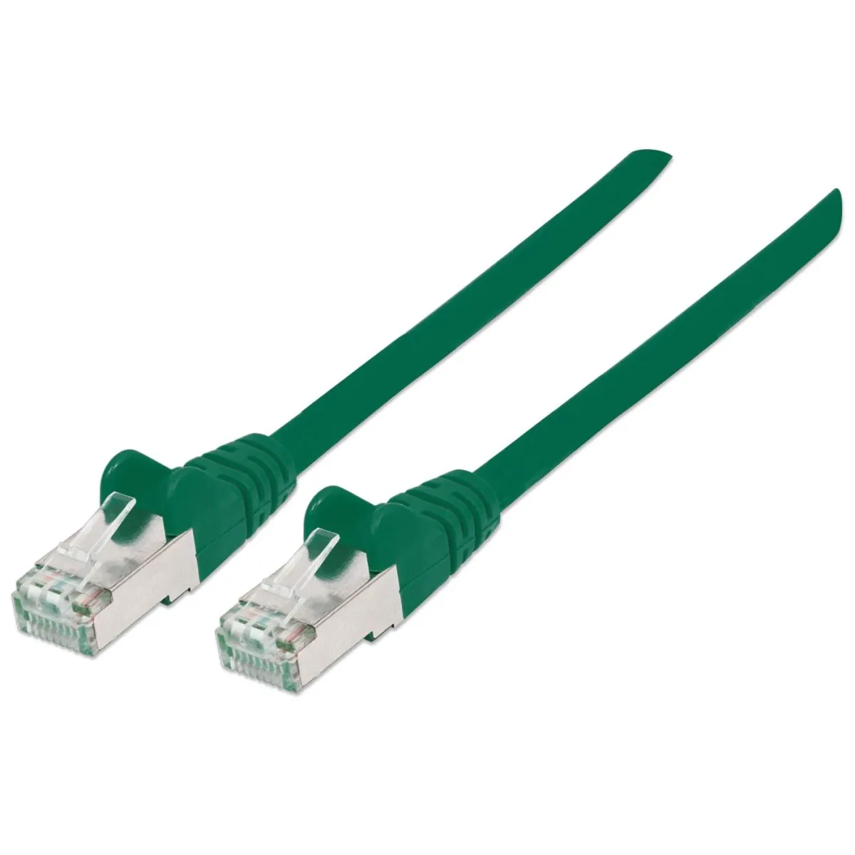 Intellinet 735322 Network Cable CAT6 Copper 1M- Green S/Ftp Snagless/Booted