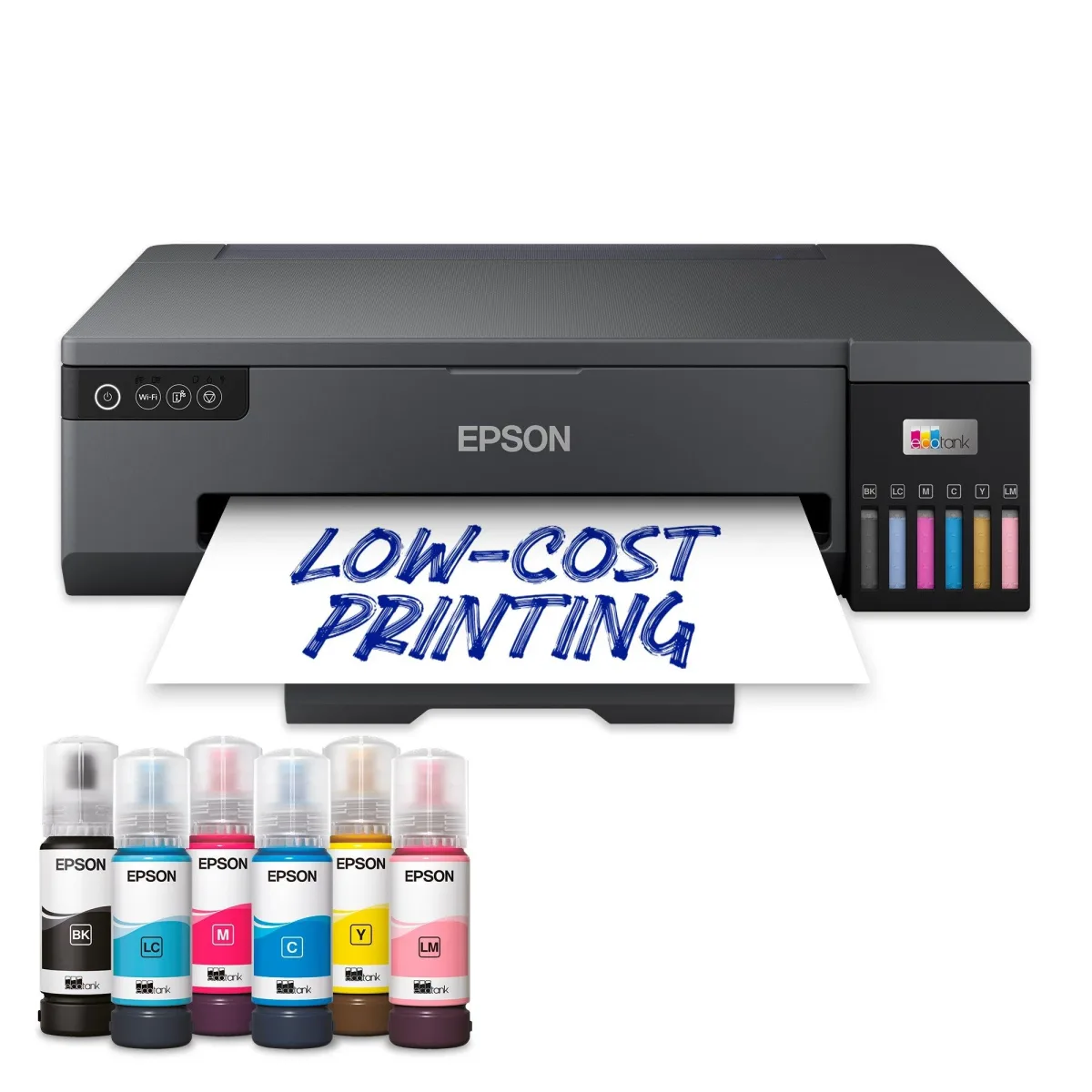 Epson EcoTank ET-18100  ET 18100 ET18100 - Printer - colour - ink-jet - ITS - A3 - 5760 x 1440 dpi - up to 8 ppm (mono) / up to 8 ppm (colour) - capacity: 80 sheets - USB, Wi-Fi