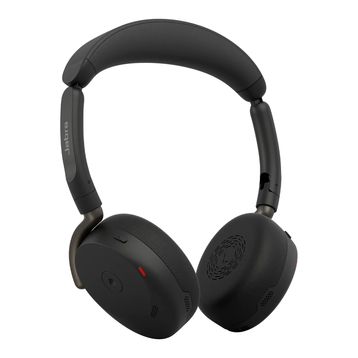 Jabra Evolve3 65 Flex MS - Headset - on-ear - Bluetooth - wireless, wired - active noise cancelling - USB-C via Bluetooth adapter, USB-C - black - Certified for Microsoft Teams, Zoom Certified, Works With Google Meet, MFi Certified