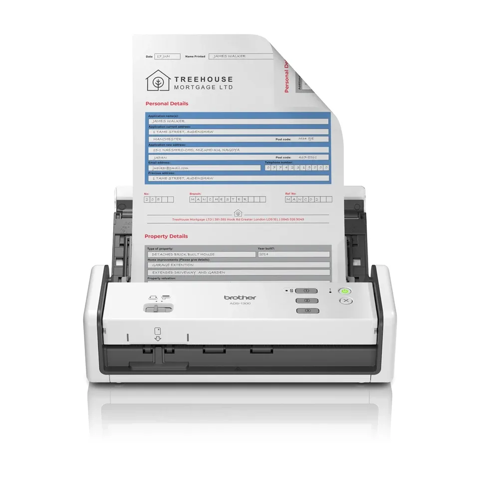 Ads-1300 Compact/Port Doc SCNR 30PPM 600DPI 48BIT USB-C WHT