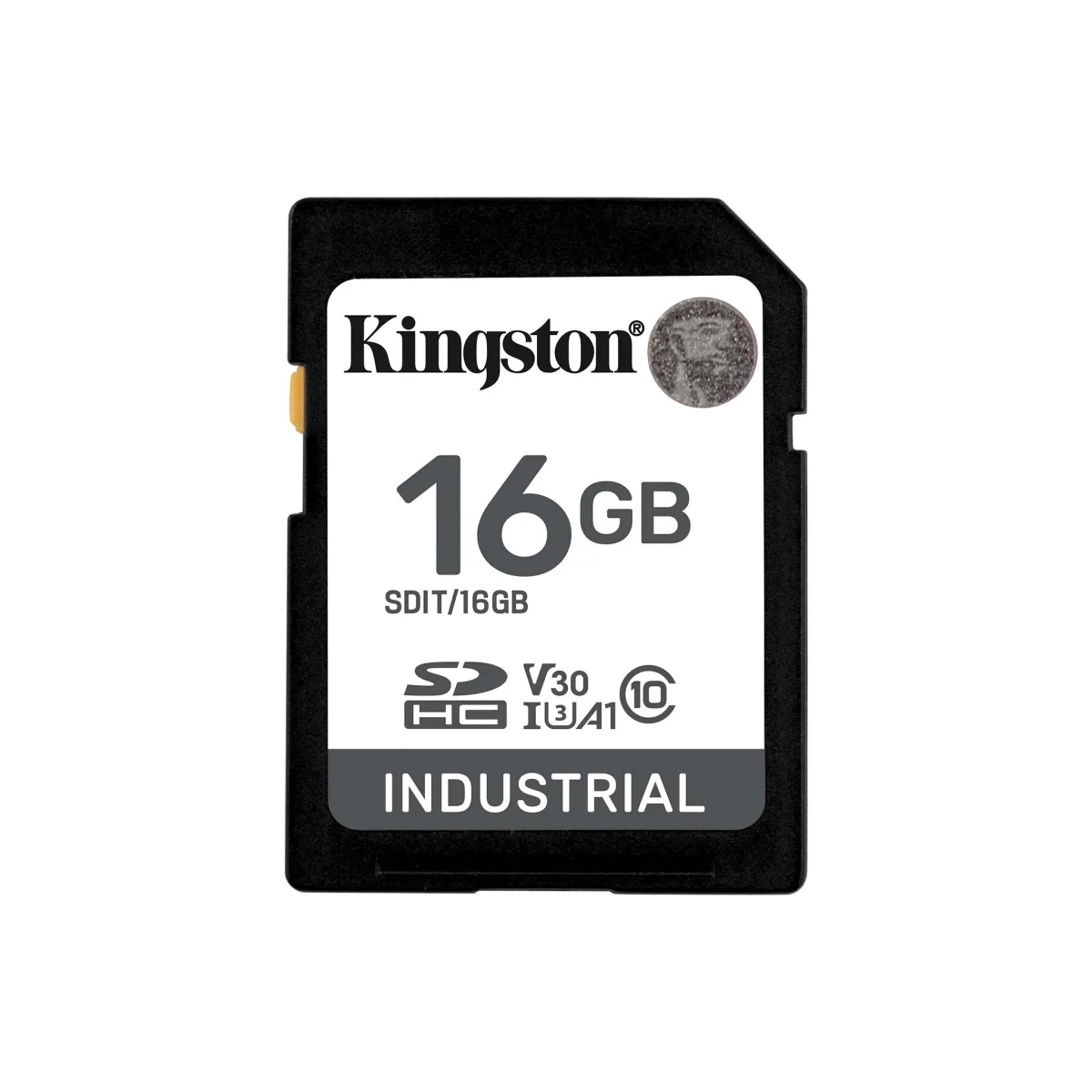 Kingston SDIT/16GB 16GB Sdhc Industrial C10 -40C to 85C Uhs-i U3 V30 A1 Pslc