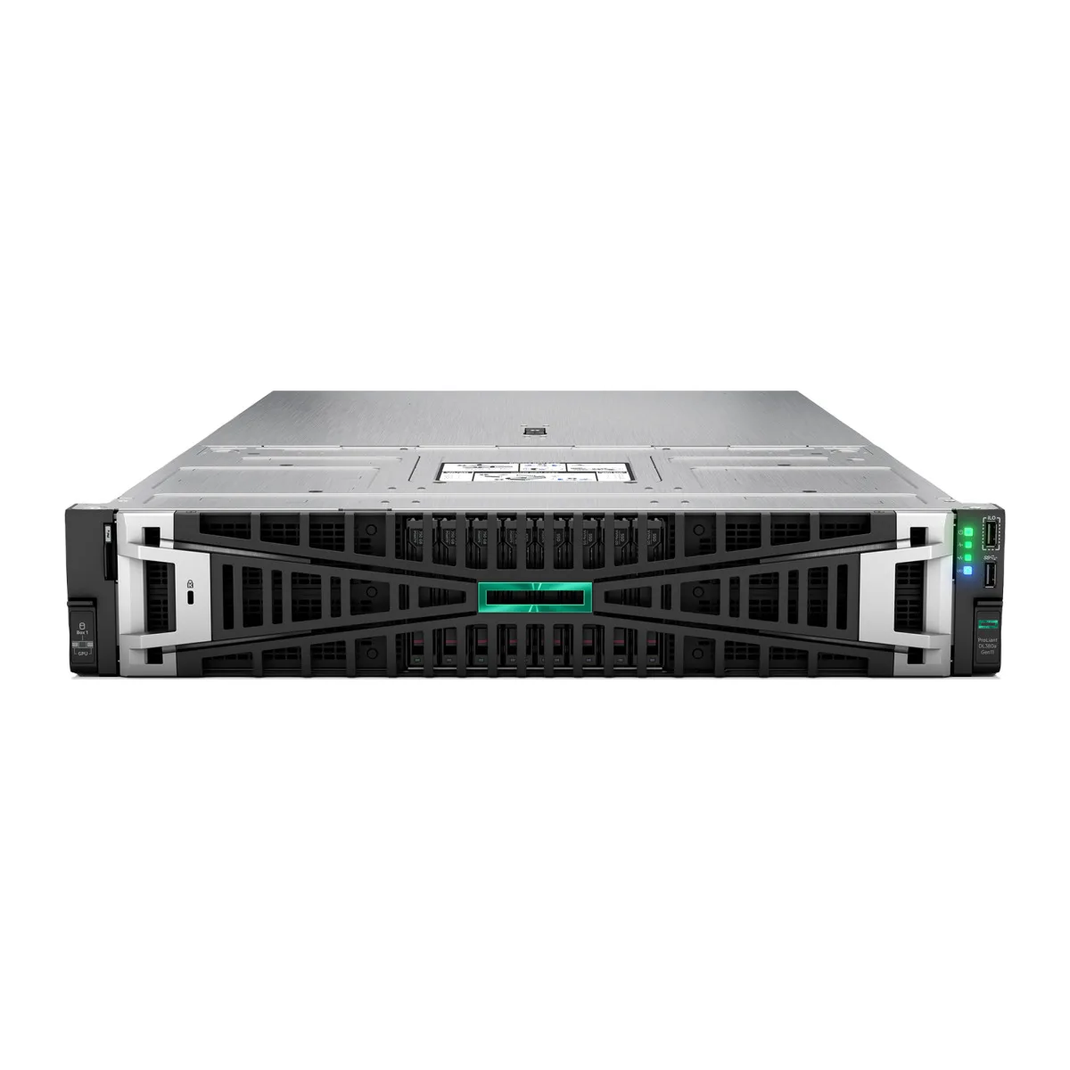 HPE ProLiant DL380a Gen11 8 Single Wide - Server - rack-mountable 2U - 2-way - no CPU up to - RAM 0 GB - NVMe - hot-swap 2.5" bay(s) - no HDD - no OS - monitor: none - CTO