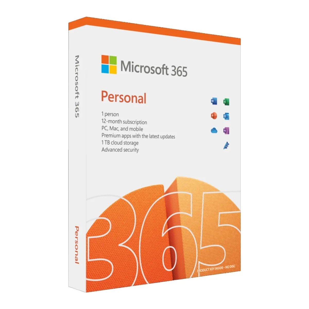 Microsoft Office 365 Personal 1 Year 1 User - Retail Boxed FY25H2