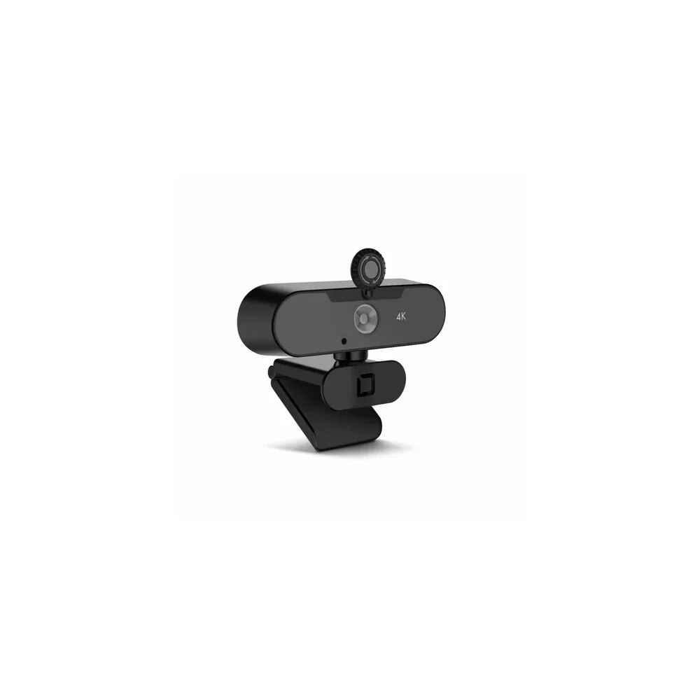 DICOTA Webcam PRO Plus 4K - Webcam - colour - 3840 x 2160 - 2160p - audio - USB 2.0