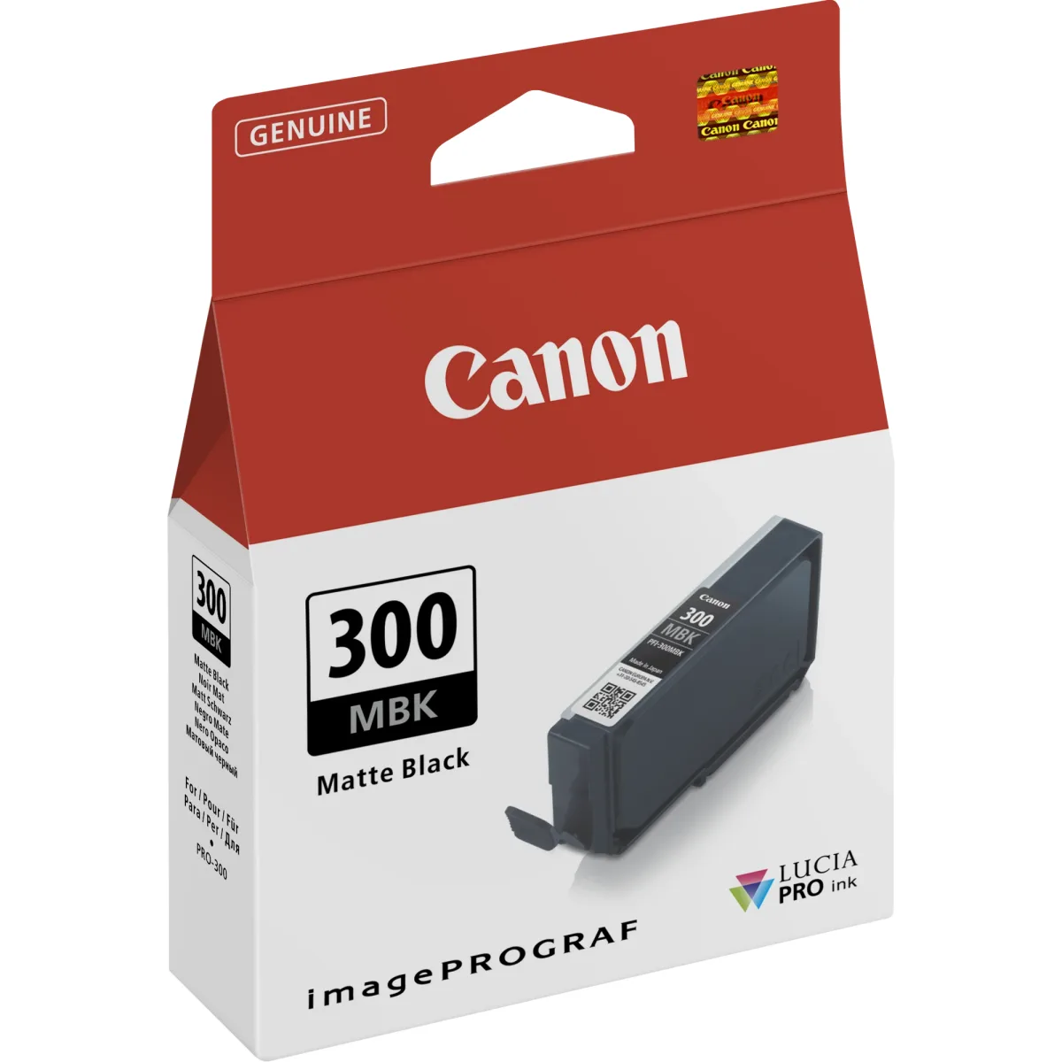 Canon PFI-300 MBK - Matte black - original - ink tank - for imagePROGRAF PRO-300