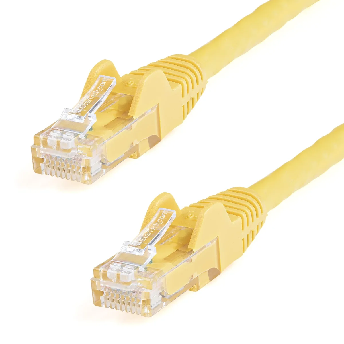 Startech 1.5m CAT6 Ethernet Cable, 10 Gigabit Snagless RJ45 650MHz 100W PoE Patch Cord, CAT 6 10GbE UTP Network Cable w/Strain Relief, Yellow, Wiring is UL Certified/TIA - Category 6 - 24AWG (N6PATC150CMYL) - Patch cable - RJ-45 (M) to RJ-45 (M) - 1.5 m - UTP - CAT 6 - snagless - yellow