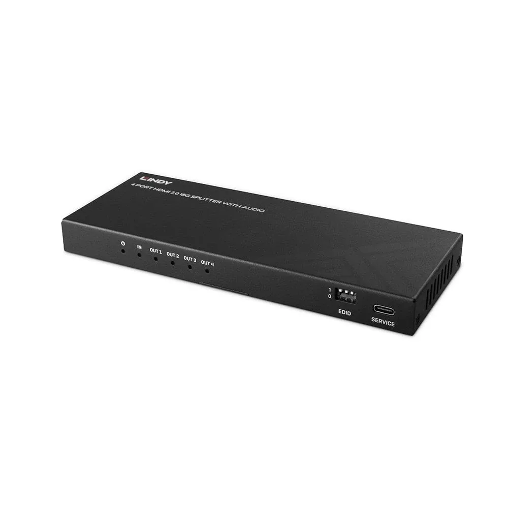 Lindy 38535 4 Port HDMI 8K60 Splitter with Audio