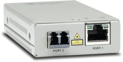 Allied Telesis AT MMC2000/LC - Fibre media converter - 1GbE - 1000Base-T, 100Base-TX, 10Base-T, 1000Base-SX - RJ-45 / 2 x LC multi-mode - up to 500 m - 850 nm