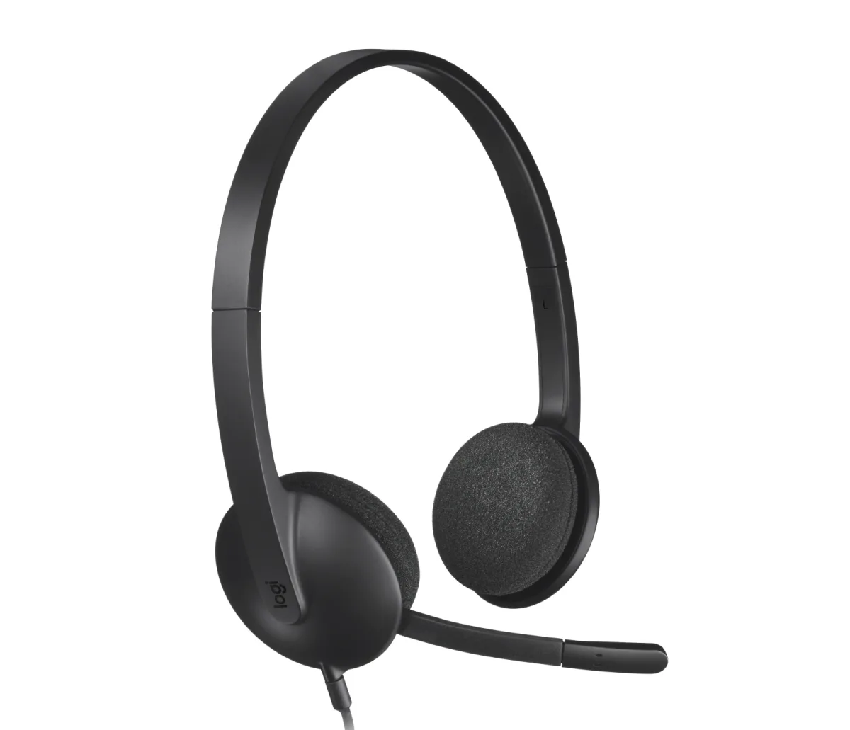 Logitech H340 Stereo Headset USB Plug-and-Play with Noise-Cancelling Mic