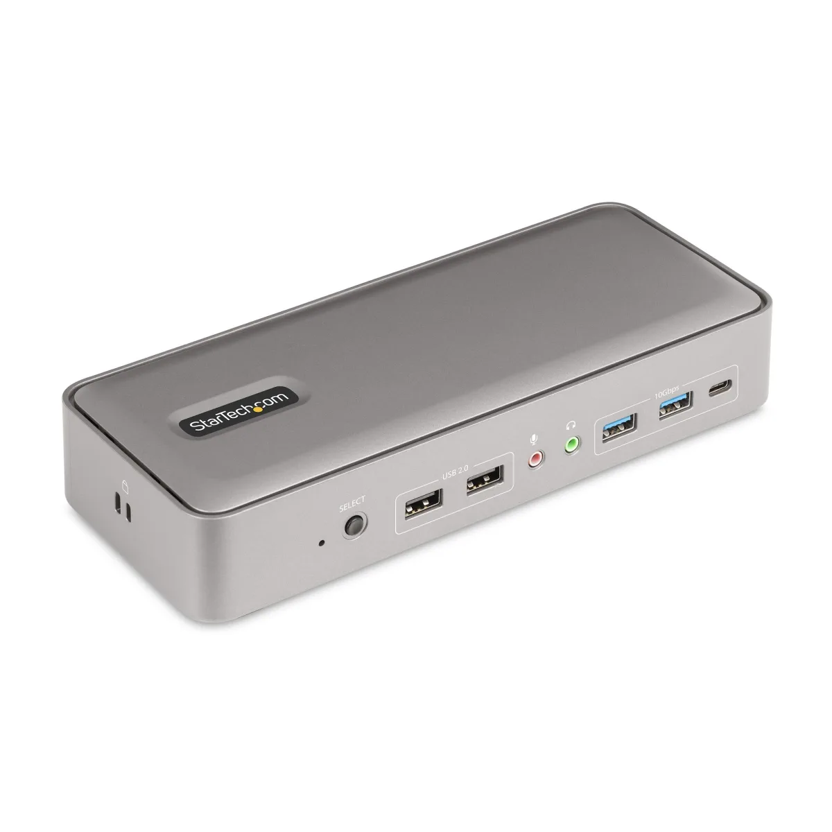 Startech Dual-Laptop USB-C KVM Docking Station, Dual Monitor 4K 60Hz DisplayPort Dock, 5-Port USB Hub, GbE, 90W/45W Power Delivery to Two Laptops, Windows/Mac, 2-Host KVM Dock - Docking station - USB-C 3.2 Gen 2 - 2 x DP - 1GbE - TAA Compliant - United Kingdom, Europe