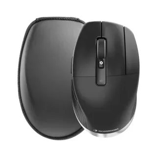 3Dconnexion CadMouse Pro Wireless - Mouse - ergonomic - 7 buttons - wireless - Bluetooth, 2.4 GHz - USB wireless receiver
