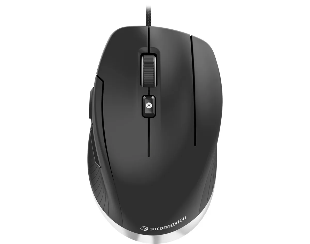 3Dconnexion CadMouse Compact - Mouse - ergonomic - right-handed - optical - 7 buttons - wired - USB