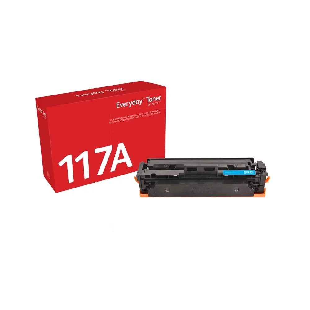 Xerox 006R04592 Everyday Cyan Toner Compatible with Hp 117A (W2071A) Standard C