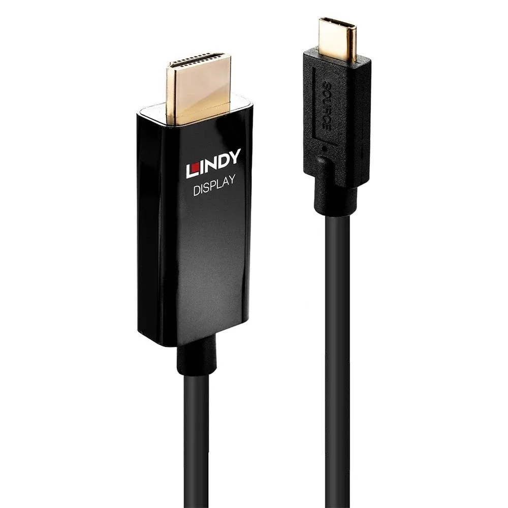 Lindy Electronics 43292 2M USB Type C to HDMI 4K60 Adapter Cable with Hdr