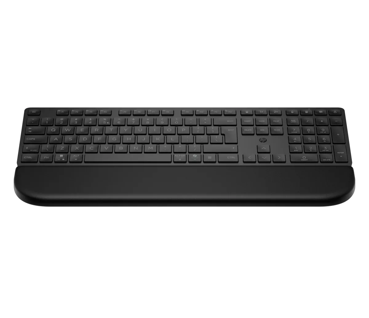 HP 585K - Keyboard - dual mode, 3-zone layout, multi-device, low profile key travel - full size - wireless - Bluetooth, 2.4 GHz - UK - black