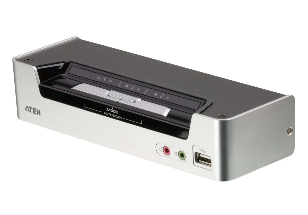 ATEN CubiQ CS1792 - KVM / audio switch - 2 x KVM / audio - 1 local user - desktop