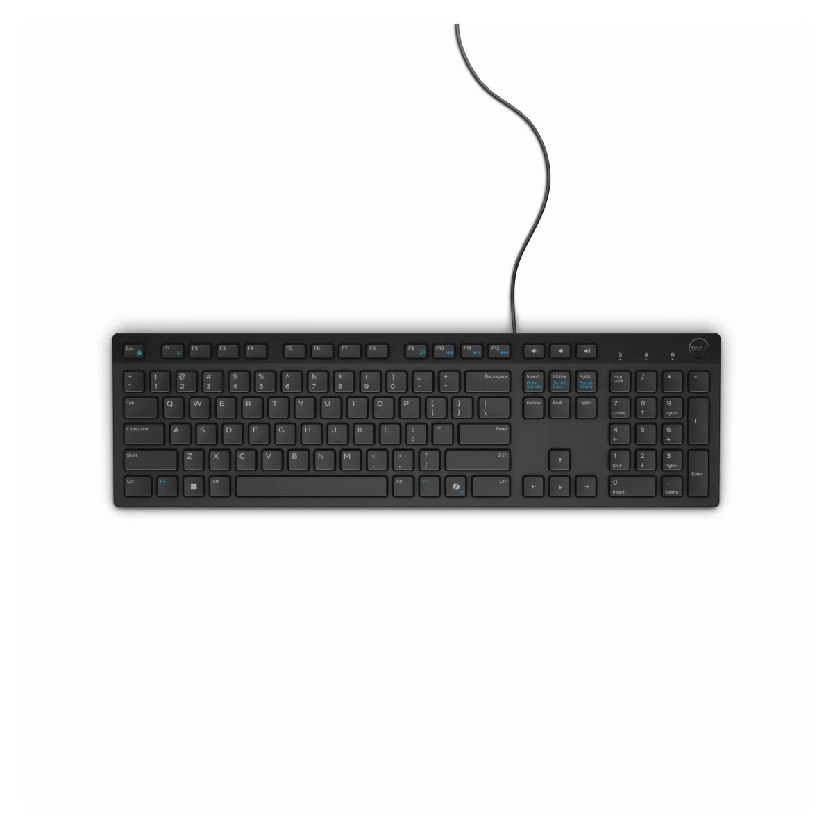 Dell KB216 - Keyboard - USB - QWERTY - UK - white - for Inspiron 3459, Latitude 34XX, 35XX, OptiPlex 30XX, 50XX, 70XX, 90XX, Vostro 3250