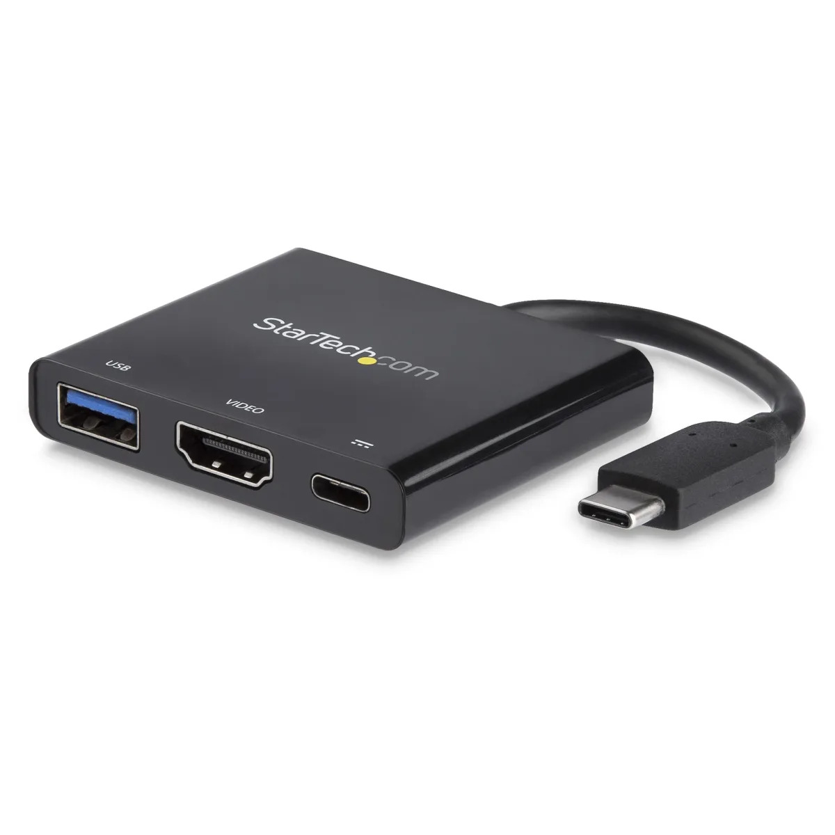 Startech USB-C to HDMI Adapter - 4K 30Hz - Thunderbolt 3 Compatible - with Power Delivery (USB PD) - USB C Adapter Converter (CDP2HDUACP)