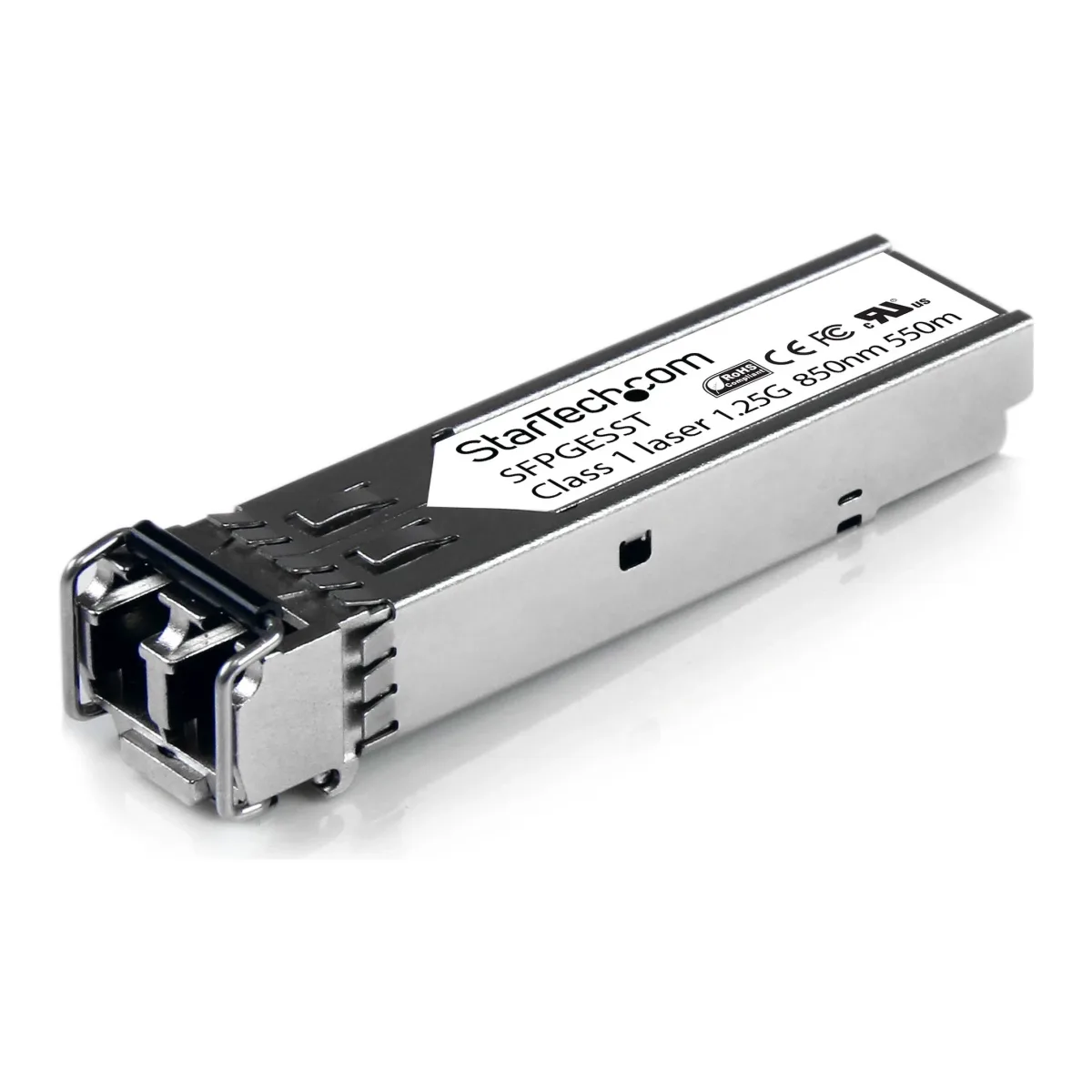 Startech Cisco SFP-GE-S Compatible SFP Module, 1000BASE-SX, 1GbE Multimode Fiber MMF Optic Transceiver, 1GE Gigabit Ethernet SFP, LC 550m, 850nm, DDM, Cisco IE3400, IE3300, IE3200 - Lifetime Warranty (SFPGESST)
