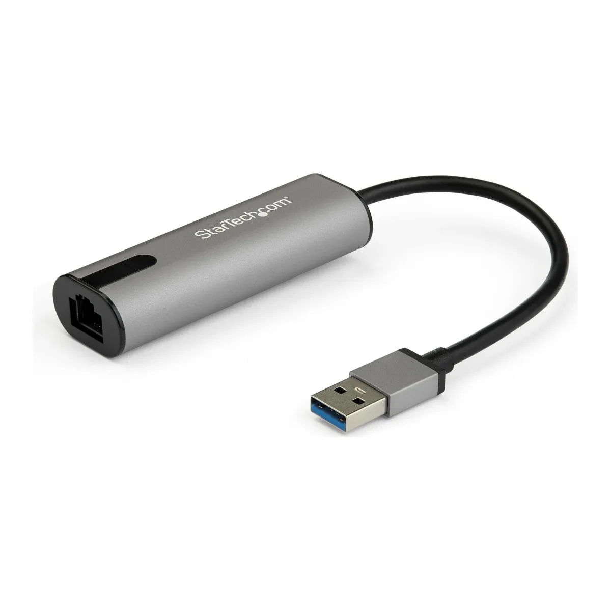 Startech 2.5GbE USB A to Ethernet Adapter, NBASE-T NIC, USB 3.0 Type A 2.5 GbE /1 GbE Multi Speed Gigabit Network, USB 3.1 Laptop to RJ45/LAN, Lenovo X1 Carbon, HP EliteBook/ ZBook - Type-A to Ethernet (US2GA30) - Network adapter - USB 3.0 - 10M/100M/1G/2.5 Gigabit Ethernet x 1 - black, space grey