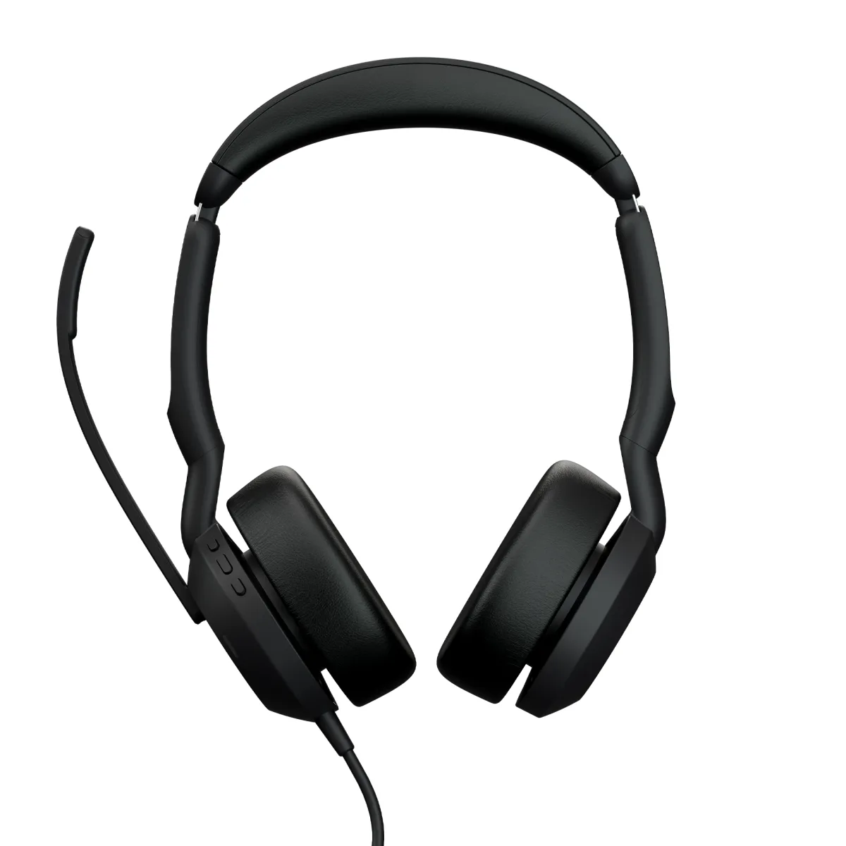 Jabra Evolve2 50 UC Stereo - Headset - on-ear - wired - active noise cancelling - USB-C, USB-A - UC certified