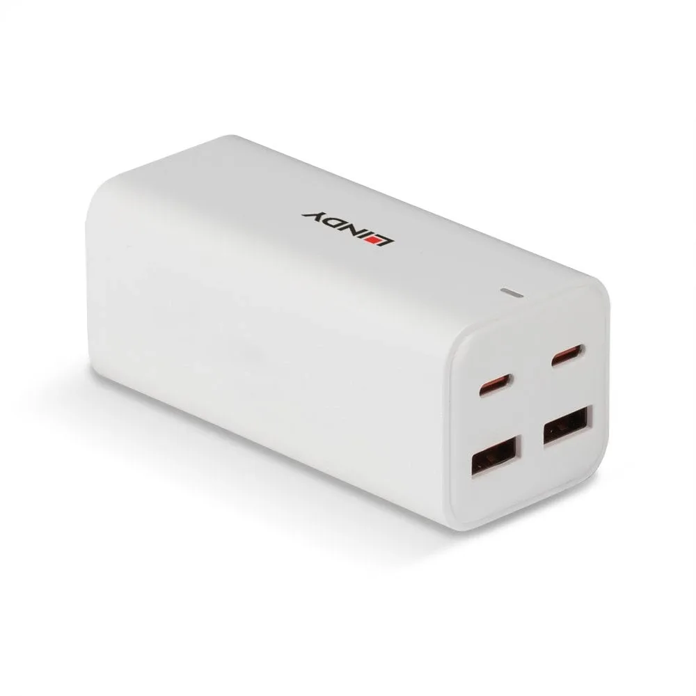Lindy 73441 100W 4-PORT USB Gan Fast Charger