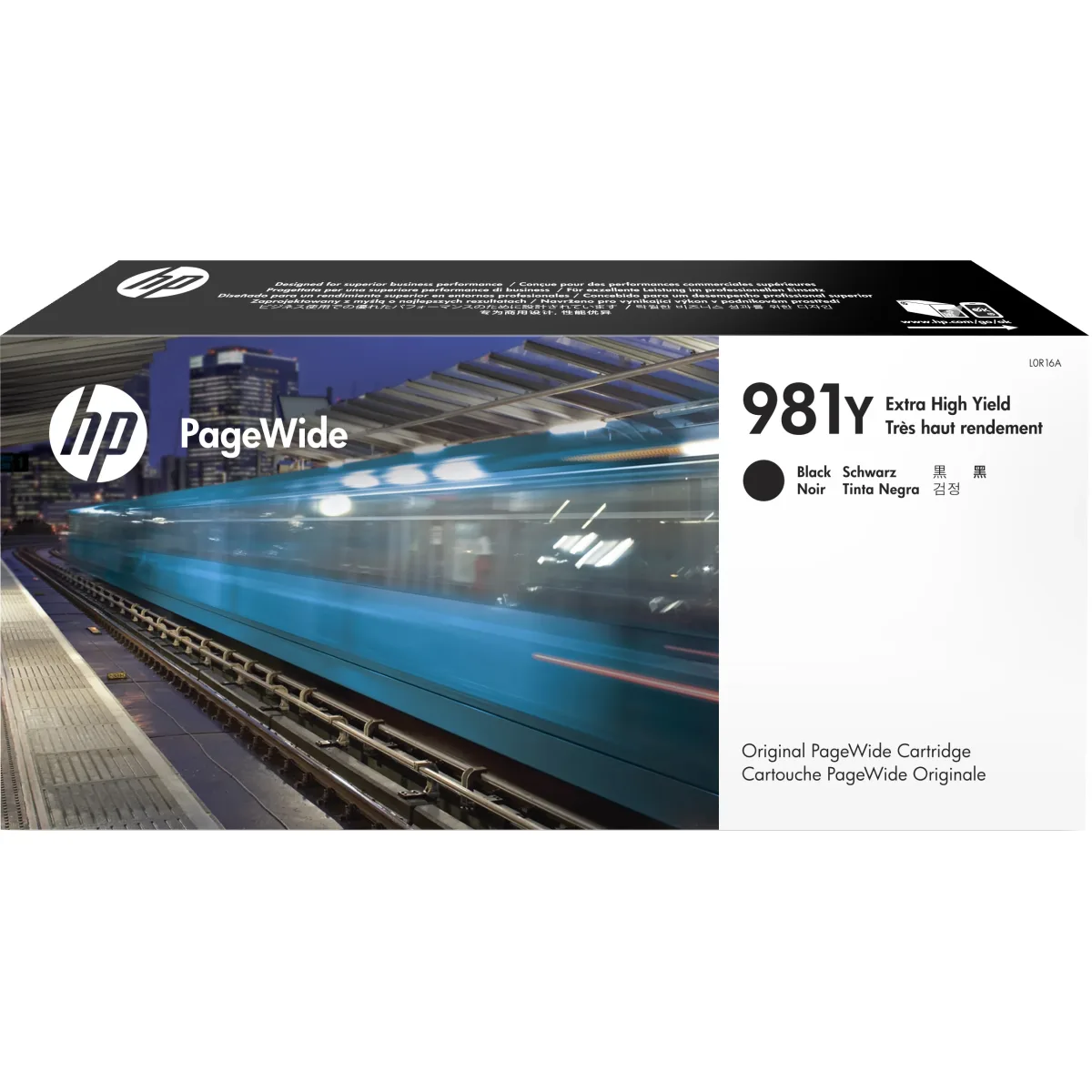 HP 981Y - 343.5 ml - Extra High Yield - black - original - PageWide - ink cartridge