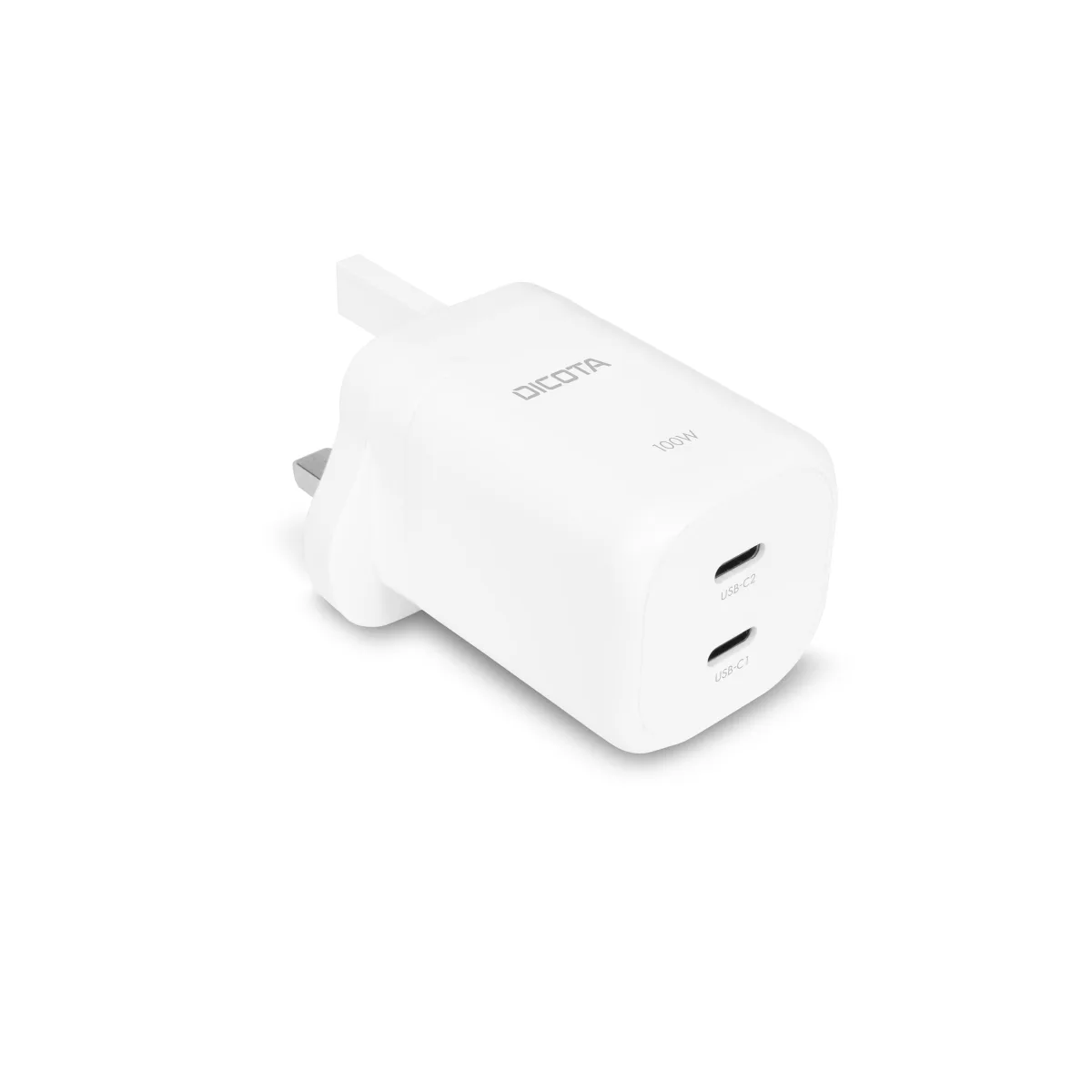 2-PORT GAN WALL CHARGER (100W) UK